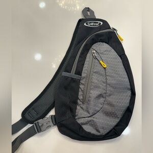 G4Free Black and Gray Backpack Sling Bag
